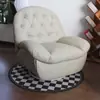 Assento Espacial Elétrico para Sala de Estar Quarto Casca de Ovo Assento Espacial Sofá de Cinema Almofada de Assento com Mola Sofá Casca de Ovo Estrutura de Ferro