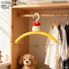 Cabide infantil fofo em formato de cogumelo, cabide de armazenamento fofo de desenho animado, estilo doméstico, à prova de vento e antiderrapante para roupas de bebê