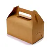 Caixa Média West Point Caixa Descartável para Bolo Takeaway Caixa West Point 350g Papel Kraft Logo Imprimível