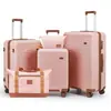 Conjunto de Malas para Comércio Exterior PP Roda Universal Zíper YKK Mala de Bordo 28 Grande Capacidade Senha TSA Mala Trolley