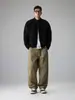 Suéter Cárdigan Holgado Estilo Nube Retro Americano Falso de Dos Piezas Bloque de Color para Hombre Primavera Otoño Invierno Ropa de Abrigo de Punto Estilo Old Money