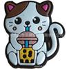 Fivela de sapato de caneca de milk tea de desenho animado Série 8 plástico macio gota pvc flor de sapato festa de festival acessórios de sapato removíveis cartão de pvc
