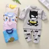Conjunto de Roupas de Outono para Crianças Novo Algodão Puro Roupas de Outono Calças de Outono Pijamas de Outono para Meninos Roupas de Casa para Bebês Meninas Roupas Infantis Venda por Atacado
