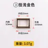 Hebilla cuadrada redondeada de metal fundido a presión de aleación de zinc para bolso con labio de hebilla rectangular ajustable accesorios de hardware para equipaje venta al por mayor