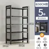 Estantería Pequeña Simple Estante de Almacenamiento de Pared Hogareño Simple Múltiples Niveles de Piso a Techo Escritorio junto a Apartamento Pequeño Estante de Almacenamiento Estrecho