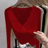 Cárdigan de seda de hielo para mujer, chaqueta fina roja, chal, estilo nuevo de verano, con falda, capa exterior, top corto de punto