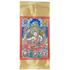 Fabricante de Caligrafía y Pintura Antigua, Pintura Colgante de Rollo Thangka de Tela de Seda con Luz Azul Antifalsificación, Bodhisattva Guanyin de Mil Manos Mil Ojos