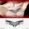 Pegatinas de Tatuaje Gótico Oscuro, Impermeables de Larga Duración, Patrones Simétricos Abstractos Sexys para Chicas, Tatuajes Falsos para Parejas, Piernas y Pecho