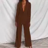 Amazon Cross-Border Europa e América 2025 Primavera e Outono Moda Feminina Conjunto de Terno Casual Terno Profissional Feminino