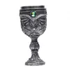 Copa de Diamante con Relieve de Triceratops Retro Creativo Transfronteriza Vaso de Cóctel de Acero Inoxidable Copa de Vino Tinto Regalo de Vacaciones