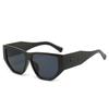 Gafas de Sol Futuristicas de Nicho de Pierna Ancha, Gafas de Sol Personalizadas al por Mayor, Nuevas Gafas de Sol Transfronterizas Europeas y Americanas 2026 para Mujer