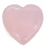 Amazon Cristal Natural 2cm Colgante Piedra Lisa Amor Forma de Corazón Adornos Corazón de Melocotón Artesanía de Gemas Corazón de Melocotón No Poroso