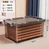 Caja de almacenamiento para libros viejos para uso doméstico, con asa, a prueba de polvo, transparente, gran capacidad, adecuada para dormitorios y estudiantes, para organizar libros