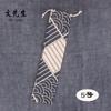 Estilo japonés y viento algodón y lino bolsa de almacenamiento de viaje bolsillo con cordón vajilla de paja cuchara palillos bolsa de tela al por mayor
