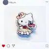 Postre Sanrio Familia Acrílico Dibujos Animados Temática Clip de PP Estudiante Multifuncional Vertical Prueba Papel Archivo Clip para Notas