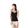 Camisola de seda sexy con encaje de pestañas para mujer, estilo francés, con base interior de seda morera, venta al por mayor
