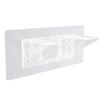Soporte de panel en capas sin perforaciones, soporte de partición, soporte invisible, adhesivo para armario, dormitorio, estante de almacenamiento de pared en ángulo recto