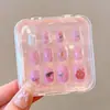Lindas pegatinas de uñas de la serie Sanrio, exquisitas pegatinas de uñas para niños, pegatinas de uñas Kulomi Meruti para niños