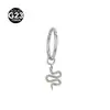 F136 titanio transfronterizo explosiones anillo de nariz aretes 1.2/1.0 grueso colgante ojo de caballo anillo de nariz uña hueso de la oreja joyería para piercing