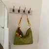 Bolso Tote Simple Tejido Hueco de Moda 2026 Nuevo Estilo de Verano Elegante Bolso de Hombro para el Trabajo Estilo Fresco y Dulce