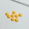 Cor de açúcar Macaron 14mm semicírculo resina patch DIY brincos feitos à mão acessórios material de decoração de capa de celular