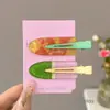 Pinza para el pelo de lunares de dopamina para mujer, Pinza lateral dulce y versátil, Pinza Bb linda, Pinzas de colores para flequillo y cabello, Pasador de moda
