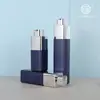 Garrafa Plástica a Vácuo Quadrada Atacado 15ml 30ml 50ml Garrafa a Vácuo Rotativa para Loção Frasco de Embalagem para Loção de Creme para os Olhos