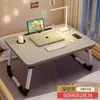 Cama plegable mesa pequeña mesa para computadora dormitorio de estudiantes litera superior mesa de estudio hogar dormitorio mirador escritorio perezoso