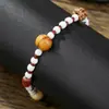 Pulseira Turquesa Estilo Retrô Europeu e Americano Transfronteiriça Joia Tendência Temu Masculina Feita à Mão com Contas Pulseira para Roupas de Trabalho de Feriado para Mulheres