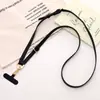 Lanyard para Teléfono de Correa de Cuero Ajustable Creativo Nuevo Accesorio para Teléfono Antiperdida Cadena Versátil de Bolso Cruzado de Nicho