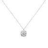 Colar de açúcar quadrado pequeno em prata de lei S925 para mulheres, luxo leve, nicho, alta qualidade, corrente de clavícula totalmente cravejada de diamantes, colar de zircônia elegante e versátil