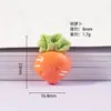 Resina diy accesorios serie de frutas simulación pegamento de crema parche para funda de teléfono móvil pegatina para refrigerador accesorios para el cabello llavero