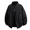 Chaqueta Bomber Estilo Funcional Americano para Hombre Primavera y Otoño Chaqueta con Cremallera Holgada Retro Uniforme de Béisbol Al por Mayor