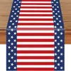 Toalha de Mesa Americana para Dia da Independência Amazon Transfronteiriça, Jogo Americano, Toalha de Mesa Decorativa Pequena Estampada com Isolamento Térmico