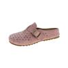 Zapatillas Baotou para Exterior de Mujer 2025 Primavera y Verano Nuevo Estilo Slip-On Suela Suave Hebilla con Agujero Sandalias Birkenstock para Mujer