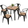 Juego de muebles de exterior para jardines de villas, patios al aire libre, balcones, patios traseros, cafeterías y salones de té de ocio