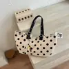 Bolso de Lunares de Moda para Mujer 2026 Nuevo Modelo Bolso Tote de Gran Capacidad de Alto Valor Bolso de Hombro Versátil para el Trabajo