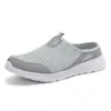 Zapatos Deportivos de Malla Transpirable para Hombre de Talla Grande, Estilo Verano Nuevo, Casual, Sencillo, Deportivo, Ligeros, Modernos, Antideslizantes Parciales, Slip-On