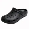 Sapatos Antiderrapantes Transfronteiriços, Sapatos Respiráveis Perfurados para Chefs, Limpeza de Cozinha, Trabalho Médico, Tamancos Confortáveis de Solado Macio, Atacado