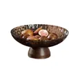 Plato de Frutas para Mesa de Café de Sala de Estar, Plato de Snacks de Frutos Secos para Año Nuevo en Casa, Plato de Frutas Secas, Alto Valor Estético, Drenaje de Agua, Plato de Frutas de Lujo Ligero, Cesta de Frutas