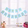 Especial Transfronterizo para letras doradas bandera decoración de fiesta de cumpleaños diseño de fondo pancarta de cola de pez suministros para fiestas al por mayor