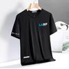 [Alta qualidade] camiseta de seda gelada de verão masculina gola redonda secagem rápida manga curta fina respirável tamanho plus top esportivo largo