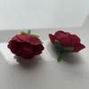 Cabeza de Flor de Rosa Pequeña DIY Hecho a Mano Caja de Dulces Regalo de Acompañamiento Capullo de Flor Horquilla Flor Tocado Decoración de Guirnalda Cabeza de Flor Falsa Transfronteriza