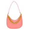 Tela de fieltro Moda 2026 Nueva Moda Retro de Moda Bolso Cruzado de Hombro con Cadena Simple Bolso de Mano para Debajo del Brazo