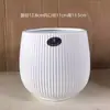 Maceta de Cerámica Estilo Europeo Retro de Pie Alto Personalidad Creativa Redonda Grande Blanco Beige Hogar Sala de Estar Balcón Uso Universal