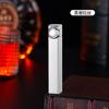 Nova roda de amolar chama oblíqua compacta portátil clássica elegante chama aberta personalidade isqueiro inflável fabricantes atacado