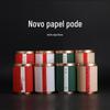 Frasco de cartucho universal Frasco de papel de embalagem de chá de metal selado 50g-100g Embalagem Frasco vazio redondo Caixa de embalagem