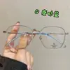 54 Gafas de Prescripción de Influencer de Douyin, Montura Grande Ultraligera Polygonal Anti-Luz Azul, Danyang Dw11907
