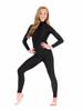 Mono Ajustado de Nylon Gimnasia Entrenamiento Yoga Adulto Ropa de Ejercicio Rendimiento Ropa de Baile Mono Moldeador de Cuerpo Manga Larga
