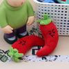 Jelycat Estilo Ajo Verdura Peluche Pan Colgante Llavero Muñeca Linda